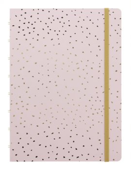 Filofax Confetti Rose Quartz A5 zápisník