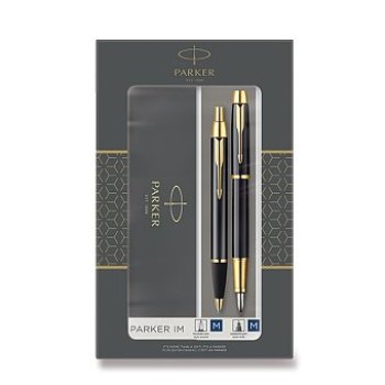 Parker I.M. Black GT, sada plnicího a kuličkového pera