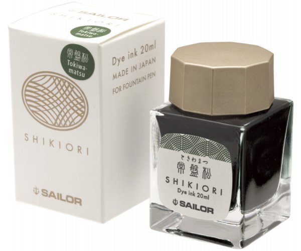 Sailor Shikiori Tokiwa-Watsu zelený inkoust 20 ml