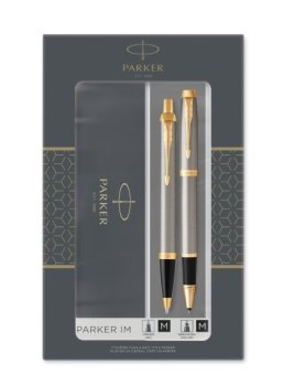 Parker I.M. Brushed Metal GT, sada keramického a kuličkového pera