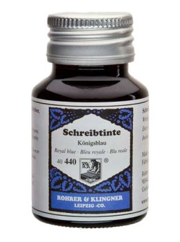Rohrer & Klingner Royal Blue lahvičkový inkoust modrý 50 ml