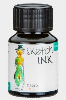 Rohrer & Klingner Sketchink Klara lahvičkový inkoust zelený 50 ml