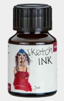 Rohrer & Klingner Sketchink Jule lahvičkový inkoust červený 50 ml