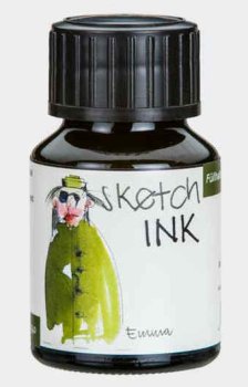 Rohrer & Klingner Sketchink Emma lahvičkový inkoust tmavě zelený 50 ml