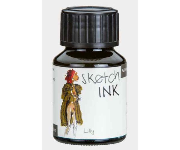 Rohrer & Klingner Sketchink Lilly lahvičkový inkoust khaki 50 ml