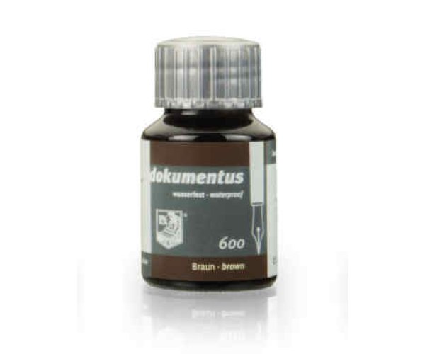 Rohrer & Klingner Braun dokumentní inkoust hnědý 50 ml