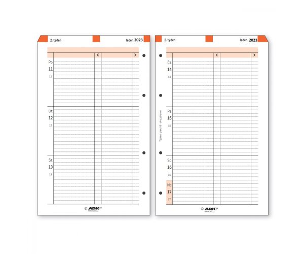 ADK Týdenní plán A5 dvoustranný 2026