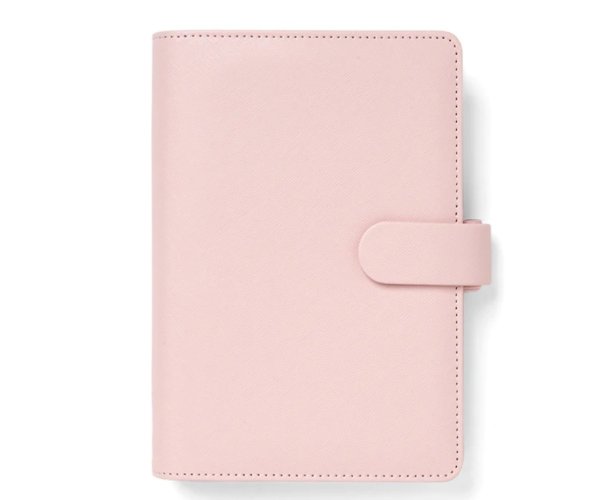 Diář Filofax Saffiano osobní růžový