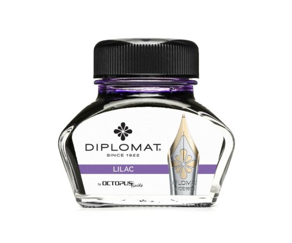 Diplomat Octopus Lilac lahvičkový inkoust šeříkový