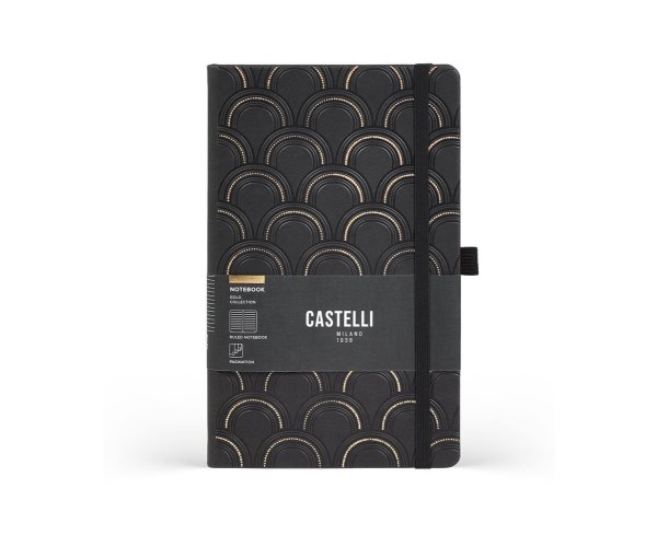 Castelli Gold Art Deco L linkovaný zápisník
