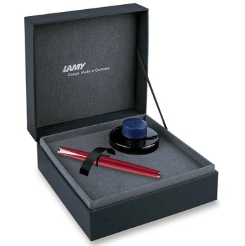 Lamy Studio Royal Red Matt, dárková sada s inkoustem