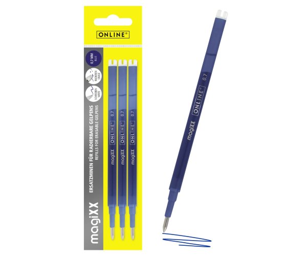 Online magiXX náplně do gumovacích per 3 ks