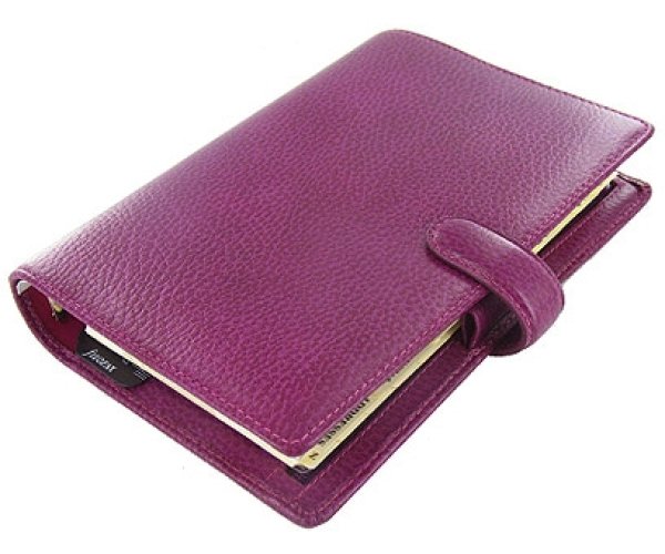Diář Filofax Finsbury osobní malinový