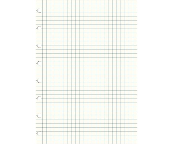 Filofax náhradní listy do zápisníků A5 - čtverečkované