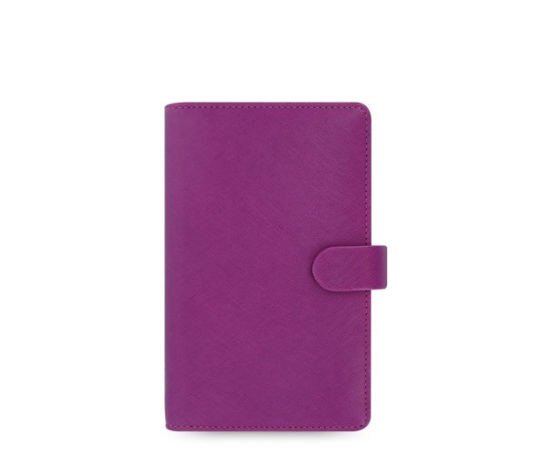 Diář Filofax Saffiano Compact malinový