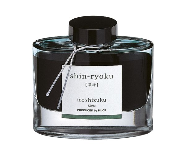 Pilot Iroshizuku Shin-Ryoku - Forest Green, lahvičkový inkoust