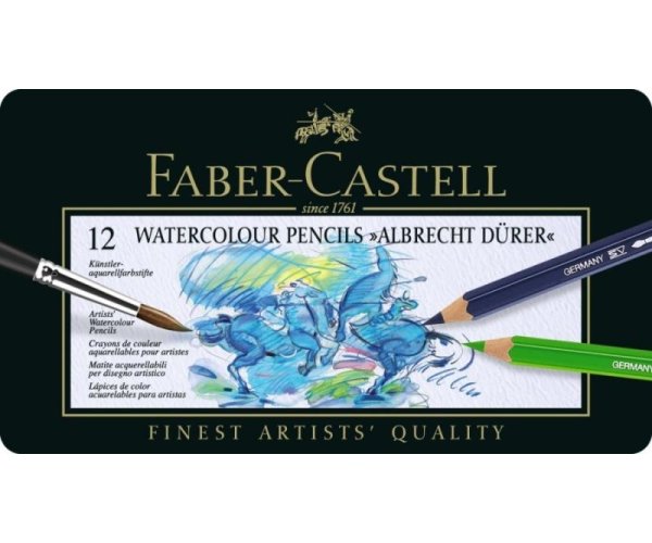 Faber Castell Albrecht Dürer, akvarelové pastelky 12 ks 