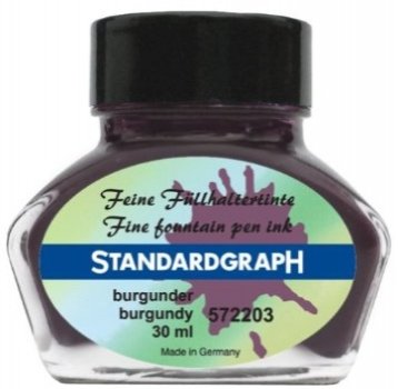 Standardgraph Burgundy inkoust vínový