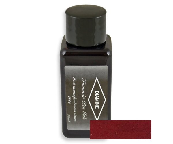 Diamine Monaco Red lahvičkový inkoust 30 ml
