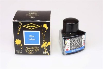 Diamine Anniversary Blue Velvet 40 ml, lahvičkový inkoust